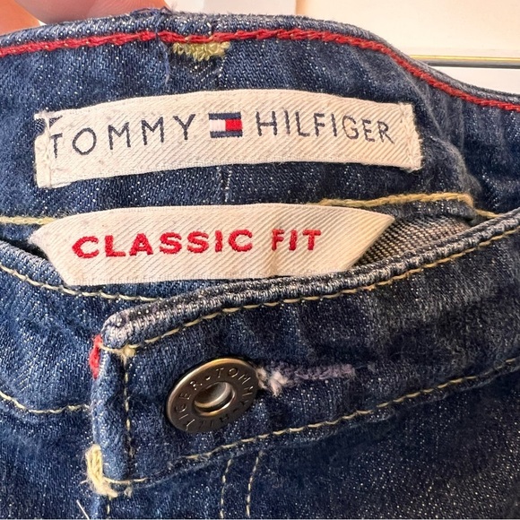 Vintage Women's Tommy Hilfiger Jeans Classic Fit High Rise Size 18 Reg Y2K Flag - Picture 3 of 9